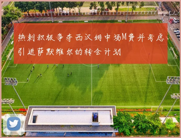 热刺积极争夺西汉姆中场M费并考虑引进萨默维尔的转会计划